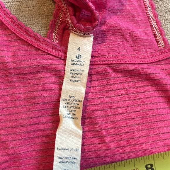 - Lululemon racer back pink tank top - Picture 8 of 8